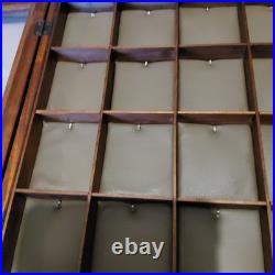 16 Compartment Pocket Watch Display Case