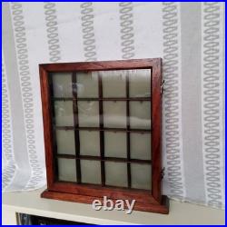 16 Compartment Pocket Watch Display Case