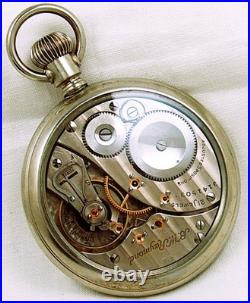16s Elgin B. W. Raymond 21J Railroad Damascened Salesman Case Pocket Watch. Nice