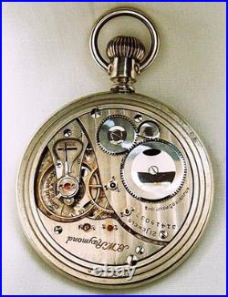 16s Elgin B. W. Raymond 21J Railroad Damascened Salesman Case Pocket Watch. Nice