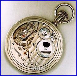 16s Elgin B. W. Raymond 21J Railroad Damascened Salesman Case Pocket Watch. Nice