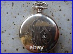 16s Gold Filled 25 Year Pocket Watch Case for Any Pendant or Lever Set Movement