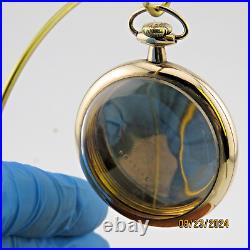 16s Philadelphia, 20 yr GF, hand engraved loocomotive, pocket watch case (Z-7)