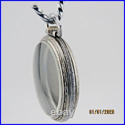 16s Star WCCo, Snap-Cover, Brushed Stainless pocket watch case (SD19)