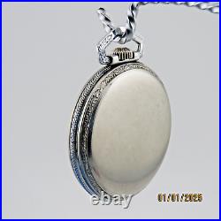 16s Star WCCo, Snap-Cover, Brushed Stainless pocket watch case (SD19)