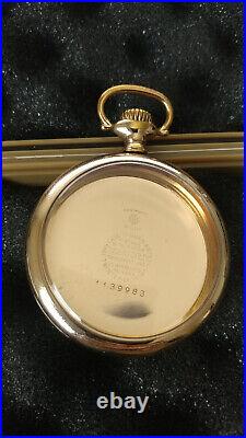 16s Wadsworth Pilot pocket watch case. Gold filled 25year