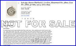 1700s Pair Cased VERGE Fusee British Antique Pocket Watch JAMES MARKWICK