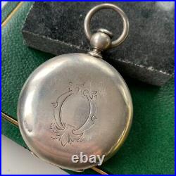 1800's Dueber 18S Key Wind 3 Ounce Coin Silver Pocket Watch Case