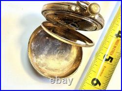 1800s Elgin National Pocket Watch Company 1800s antique hunter case pocket watch