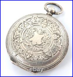 1800s Great Case /. 935 Swiss Silver Key Wind Pocket Watch