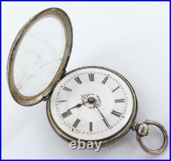 1800s Great Case /. 935 Swiss Silver Key Wind Pocket Watch
