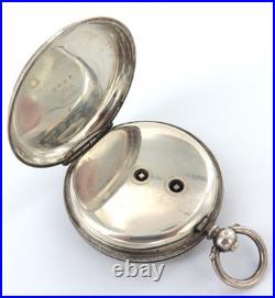 1800s Great Case /. 935 Swiss Silver Key Wind Pocket Watch