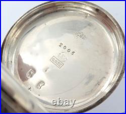 1800s Great Case /. 935 Swiss Silver Key Wind Pocket Watch