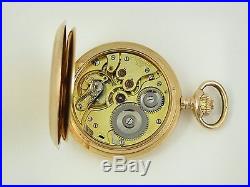 1811 Audemars Freres Gold 14K 585 Pocket Watch Extremely Rare Double Case
