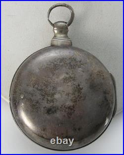 1814 E. Dw. Tompion London Chain Drive Verge Pair Case sterling 59mm Pocket Watch