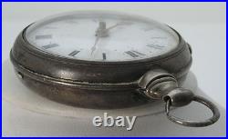 1814 E. Dw. Tompion London Chain Drive Verge Pair Case sterling 59mm Pocket Watch