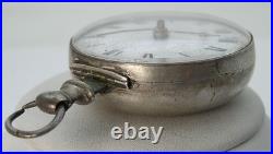 1814 E. Dw. Tompion London Chain Drive Verge Pair Case sterling 59mm Pocket Watch