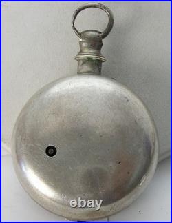 1814 E. Dw. Tompion London Chain Drive Verge Pair Case sterling 59mm Pocket Watch