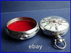1817 Rare Masonic Silver Pair Case Verge Pocket Watch Crofswell London Antique