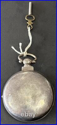 1838 J. Holliday Dumfries Chain Drive Sterling Silver Pocket Watch Pair Case