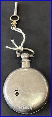 1838 J. Holliday Dumfries Chain Drive Sterling Silver Pocket Watch Pair Case