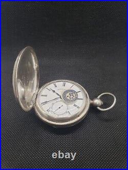 1857 Waltham post civil war 1866 big coin silver case running condition