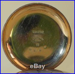1872 Elgin 11j 10s 18k Gold Gail Borden Dbl Hunter Case Key Wind Pocket Watch