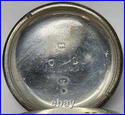 1874 London, Sterling Case, Key Wind 16s. Pocket Watch. Running. DW-23