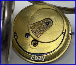 1874 London, Sterling Case, Key Wind 16s. Pocket Watch. Running. DW-23