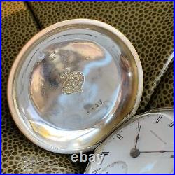 1876 Waltham P. S. Bartlett 18S 11J Key Wind Hunter Case Pocket Watch