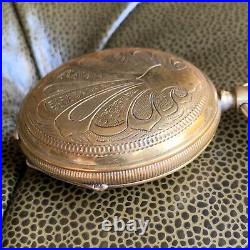 1876 Waltham P. S. Bartlett 18S 11J Key Wind Hunter Case Pocket Watch