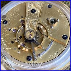 1876 Waltham P. S. Bartlett 18S 11J Key Wind Hunter Case Pocket Watch
