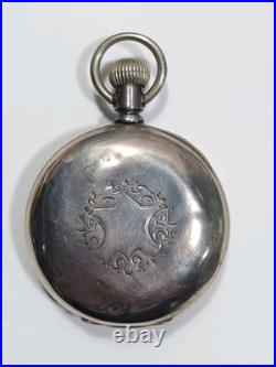 1879 Elgin Nat'l Pocket Coin Silver Case