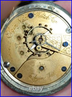 1879 Elgin Nat'l Pocket Coin Silver Case