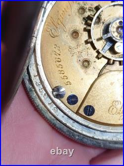 1879 Elgin Nat'l Pocket Coin Silver Case