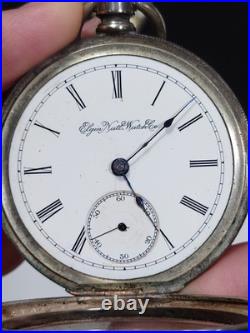 1879 Elgin Nat'l Pocket Coin Silver Case