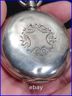 1879 Elgin Nat'l Pocket Coin Silver Case