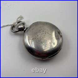 1879 Hampden Springfield Pocket Watch S18 Heavy Coin Silver Case Best Offer