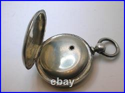 1879 Hampden Springfield Pocket Watch S18 Heavy Coin Silver Case Best Offer