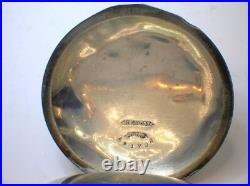 1879 Hampden Springfield Pocket Watch S18 Heavy Coin Silver Case Best Offer
