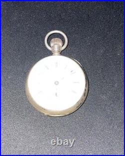 1880 Illinois Watch Co 18s Pocket Watch with Coin Silver Case