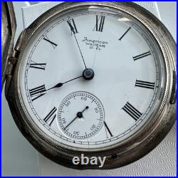 1881 American Waltham Watch Co. A. W. C. Coin Silver Pocket Hunter Case Watch