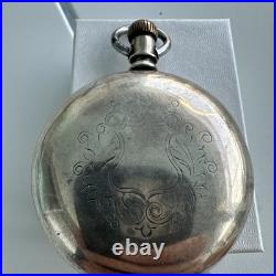 1881 American Waltham Watch Co. A. W. C. Coin Silver Pocket Hunter Case Watch