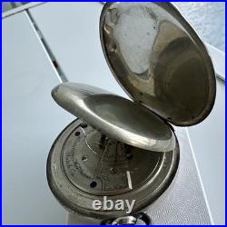 1881 American Waltham Watch Co. A. W. C. Coin Silver Pocket Hunter Case Watch