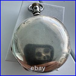 1881 American Waltham Watch Co. A. W. C. Coin Silver Pocket Hunter Case Watch