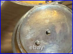 1881 Lancaster Watch Co. Pocket Watch Blauer Coin Silver Case Iowa Dial