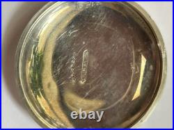 1882 Illinois Pocket Watch 18s Silveroid Case Running