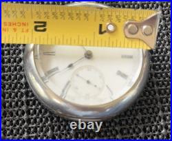 1882 Waltham PS Bartlett Model 1877 18s 11j Pocket Watch Silver Case Runs