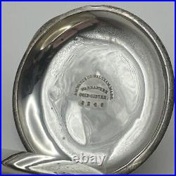 1883-84 18s WALTHAM GRADE STERLING MODEL 1879 7J Lever Set COIN SILVER CASE RUNS