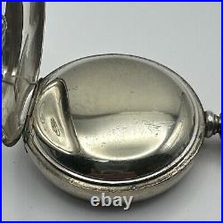 1883-84 18s WALTHAM GRADE STERLING MODEL 1879 7J Lever Set COIN SILVER CASE RUNS
